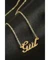 Gül İsimli Kolye (Kişiye Özel)