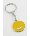 Gülen Yüz Emoji Metal Anahtarlık