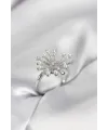 Gümüş Renk Karahindiba Model Zirkon Taşlı Kadın Yüzük