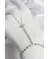 Gümüş Renk Pirinç Zirkon Taşlı Göz Model Şahmeran