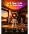 Gün Batımı Projektör Lamba Astronot Görünümlü Dekoratif Masa Lambası