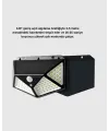 Güneş Enerjili 100 Led Dış Mekan Lamba – Hareket Sensörlü, 2200mah Bataryalı Solar Aydınlatma