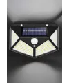 Güneş Enerjili Bahçe Aydınlatma Lambası Solar 100 Led Lamba