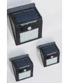 Güneş Enerjili Bahçe Lambası Solar Gece Aydınlatma Sensörlü Lamba