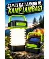 Güneş Enerjili Led Lamba Kamp Lambası Katlanabilir Lamba USB Şarjlı