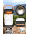 Güneş Enerjili Led Lamba Kamp Lambası Katlanabilir Lamba Usb Şarjlı