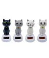 Güneş Enerjili Sallanan Kedi Figürü