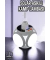 Güneş Enerjili Solar Aydınlatma Kamp Çadır Lambası  Ampül Led Şarjlı El Feneri Işıldak