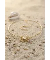 Güneş Model Gold Renk Choker Kadın Kolye