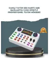 Gürültü Engelleme Özellikli Canlı Yayın Ses Kartı