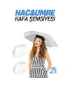 Hac Umre Kafa Şemsiyesi Güneş Koruma Şemsiyesi 2 adet 716267