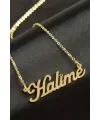 Halime İsimli Kolye (Kişiye Özel)