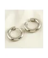 Halka Lüks Çelik Küpe 2 cm