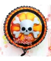 Halloween İskelet Kuru Kafa Folyo Balon 18 İnç