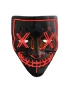 Hallowen Parti Maskesi Neon Led Işıklı Maske 3 Modlu Cadılar Bayramı Maskesi