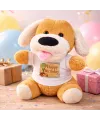 Happy Birthday Tişörtlü Peluş Köpek