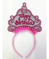 Happy Birthday Yazılı Neon Renk Taç 12 Adet