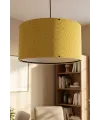 Hardal Kumaş Başlıklı Sarkıt Avize 35 CM
