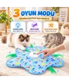 Hareketli İnteraktif Kedi Oyun Matı - USB Şarjlı - 3 Oyun Modu