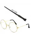 Harry Potter Asası 30 cm ve Metal Harry Potter Gözlüğü