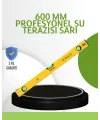 Hassas Ölçüm Sağlayan 600 Mm Sarı Su Terazisi