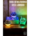 Hava Nemlendirici Masa ve Gece Lambası USB Projeksiyon Aromaterapi
