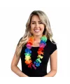 Hawaii Çiçekli Boyun Kolyesi - Renkli Tropikal Parti Leisi