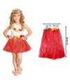 Hawaii Hula Eteği Kırmızı Renk 40 cm