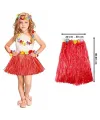 Hawaii Hula Eteği Kırmızı Renk 40 cm