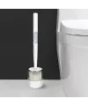 Hazneli Silikon Tuvalet Temizleme Fırçası