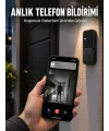 HD Kameralı Akıllı Kapı Zili | Çift Yönlü Sesli Wi-Fi Görüntülü Kapı Zili