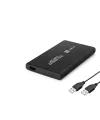 Hdd Kutu Usb2.0 Metal Sata 2.5 Siyah HDX1758