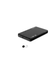 Hdd Kutu Usb2.0 Plastik Sata 2.5 Siyah - Beyaz HDX1757