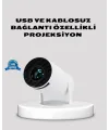 Hdmı Usb Bağlantılı 4k Destekli Taşınabilir Projeksiyon Cihazı
