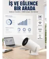 Hdmı Ve Usb Girişli Uzun Ömürlü Ampullü Projeksiyon