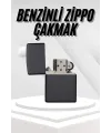 Hediyelik Zarif Model Siyah Benzinli Çakmak