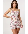 Hello Kitty Baskılı Askılı Şortlu Pijama Takımı