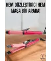 Hem Düzleştirici Hem Maşa Saç Şekillendirici