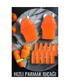 Hızlı Parmak Bıçağı Başparmak Sebze Kesici 2 li set