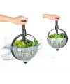 Hızlı Salata Kurutucu Süzgeç- Dönerli Süzgeç Dev Boy
