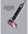 Hızlı Şarj Özellikli 3 Usb Girişli Üçlü Priz