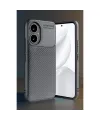 Honor 400 Kılıf Auto Focus Karbon Kapak - Gri