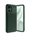 Honor 400 Kılıf Auto Focus Karbon Kapak - Koyu Yeşil