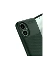 Honor 400 Kılıf Auto Focus Karbon Kapak - Koyu Yeşil