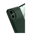 Honor 400 Kılıf Auto Focus Karbon Kapak - Koyu Yeşil