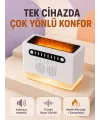 Hoparlörlü Simüle Alev Işıklı Çok Fonksiyonlu Gece Lambası