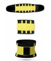 Hot Belt Termal Sauna Kemer Unisex Terletme Korsesi (sarısiyah)