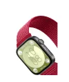 Huawei Fit 4 Hasırlı Cırtcırtlı Kordon (saat Değildir) - Kırmızı