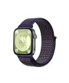 Huawei Fit 4 Hasırlı Cırtcırtlı Kordon (saat Değildir) - Mavi-beyaz