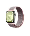 Huawei Fit 4 Hasırlı Cırtcırtlı Kordon (saat Değildir) - Pembe